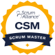 Certified Scrum Master Scrum Alliance Badge