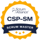 Scrum Alliance Certified Scrum Professional Scrum Master badge
