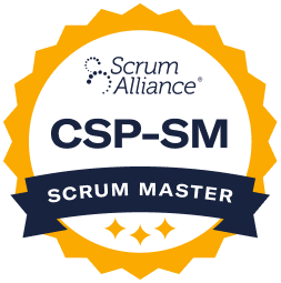 Scrum Alliance Certified Scrum Professional Scrum Master badge